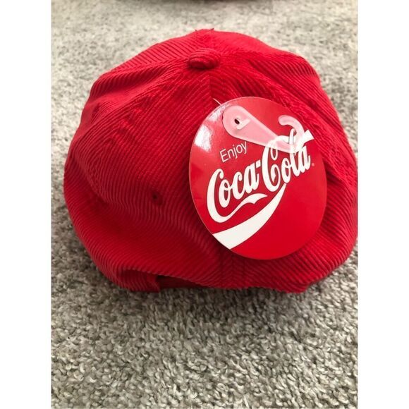 Coca-Cola Corduroy Red Snapback Hat - Picture 5 of 6
